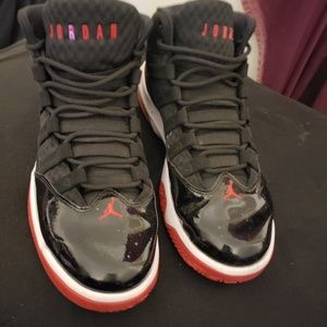 Red and Black Jordans